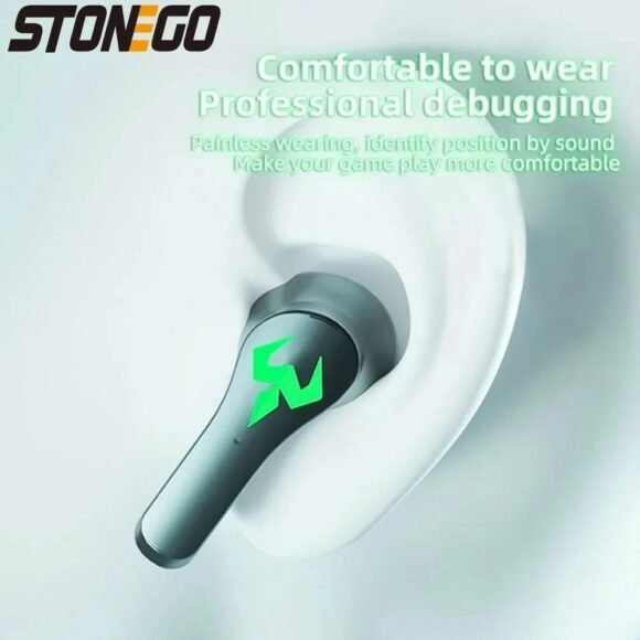 TWS Gaming Earbuds, Wireless 9D Stereo Surround Sound Bluetooth Earphones with Microphone - Image 3