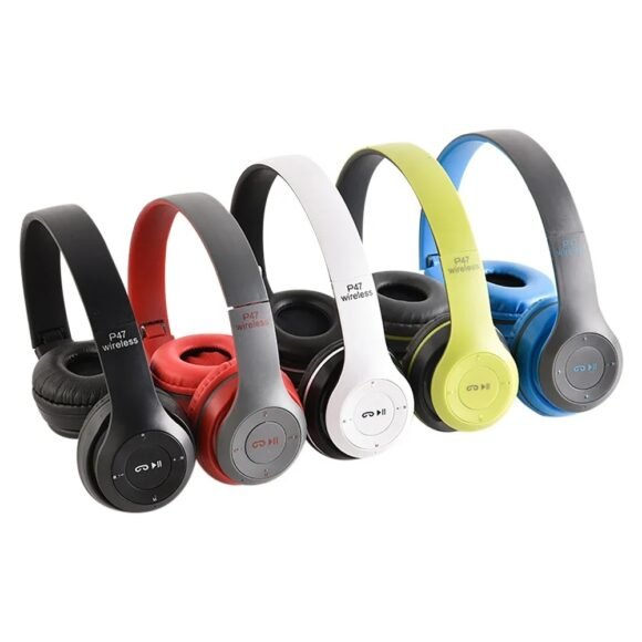 Stereo P47 Headset 5.0 Bluetooth Headset Folding Series Wireless Sports Game Headset for iPhone XiaoMi - Image 2